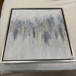 Marshalls Silver and Black Framed Art
